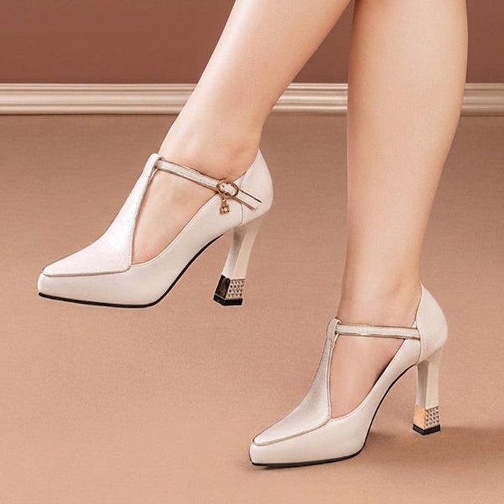 Monroe – T-Bar Jewel Pumps