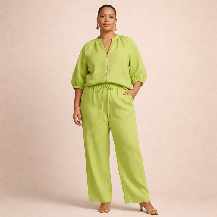 Paloma | Casual Set with Zipper