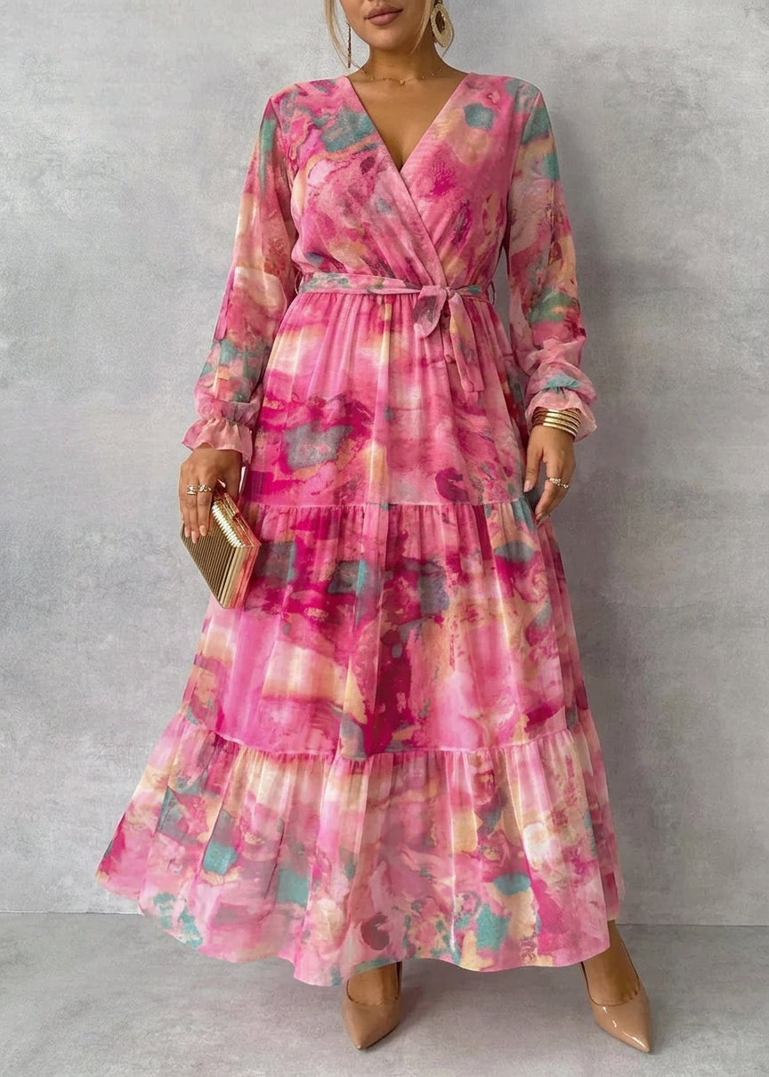 Petra | Wrap Dress with Floral Print