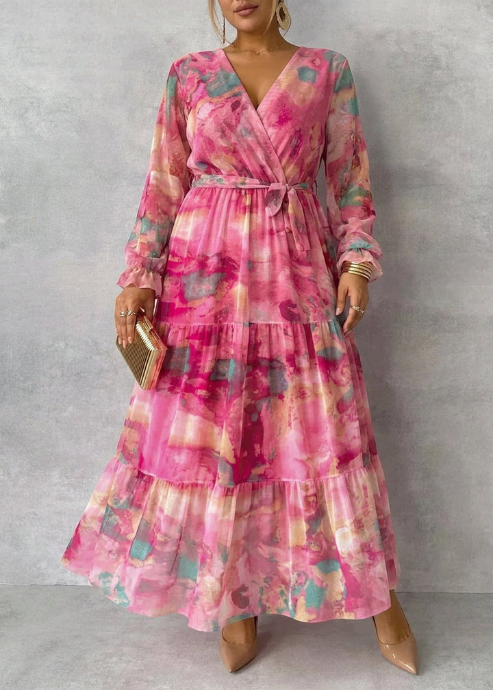 Petra | Wrap Dress with Floral Print