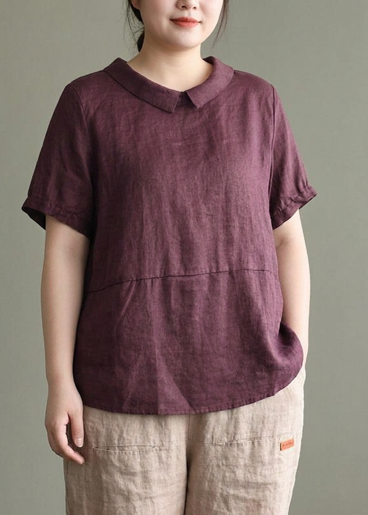 Saoirse - Summer Linen Shirt Blouse