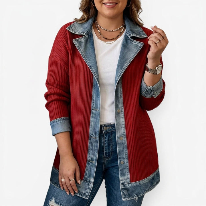 Yuki | Indigo Knit Jacket