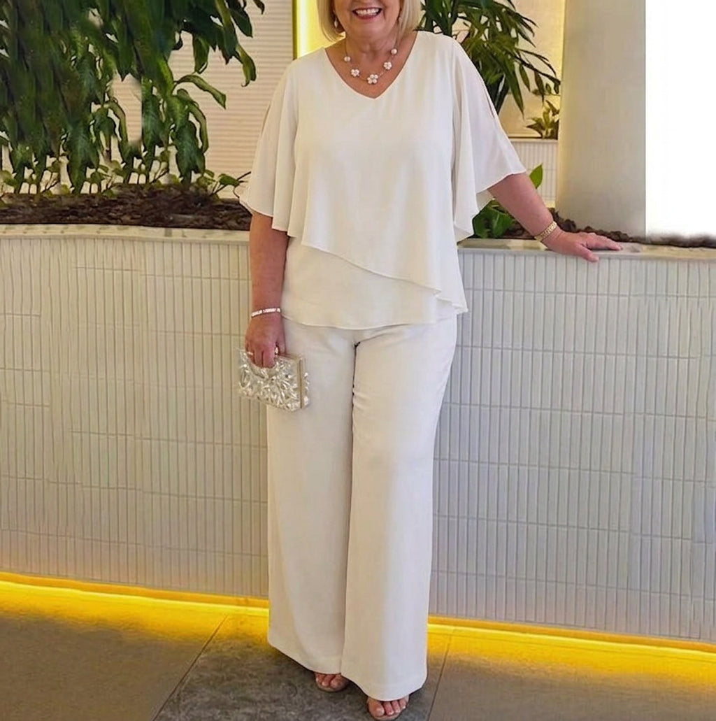 Vita | Co-ord Set Two-Piece With Trousers Wide-Leg