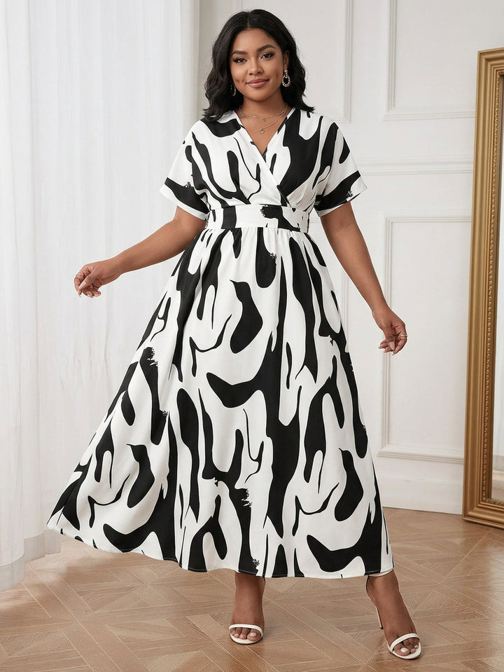 Nadia - Abstract Elegance Dress