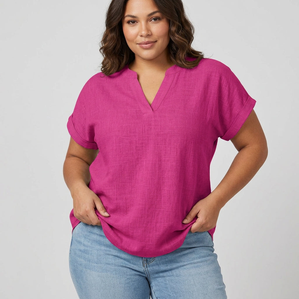 Ysolde | Comfortable V-Neck Blouse
