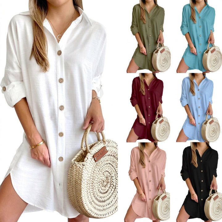 Leona - Button-Up Shirt Dress