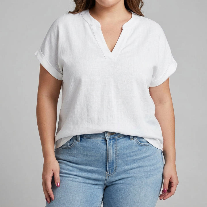 Ysolde | Comfortable V-Neck Blouse