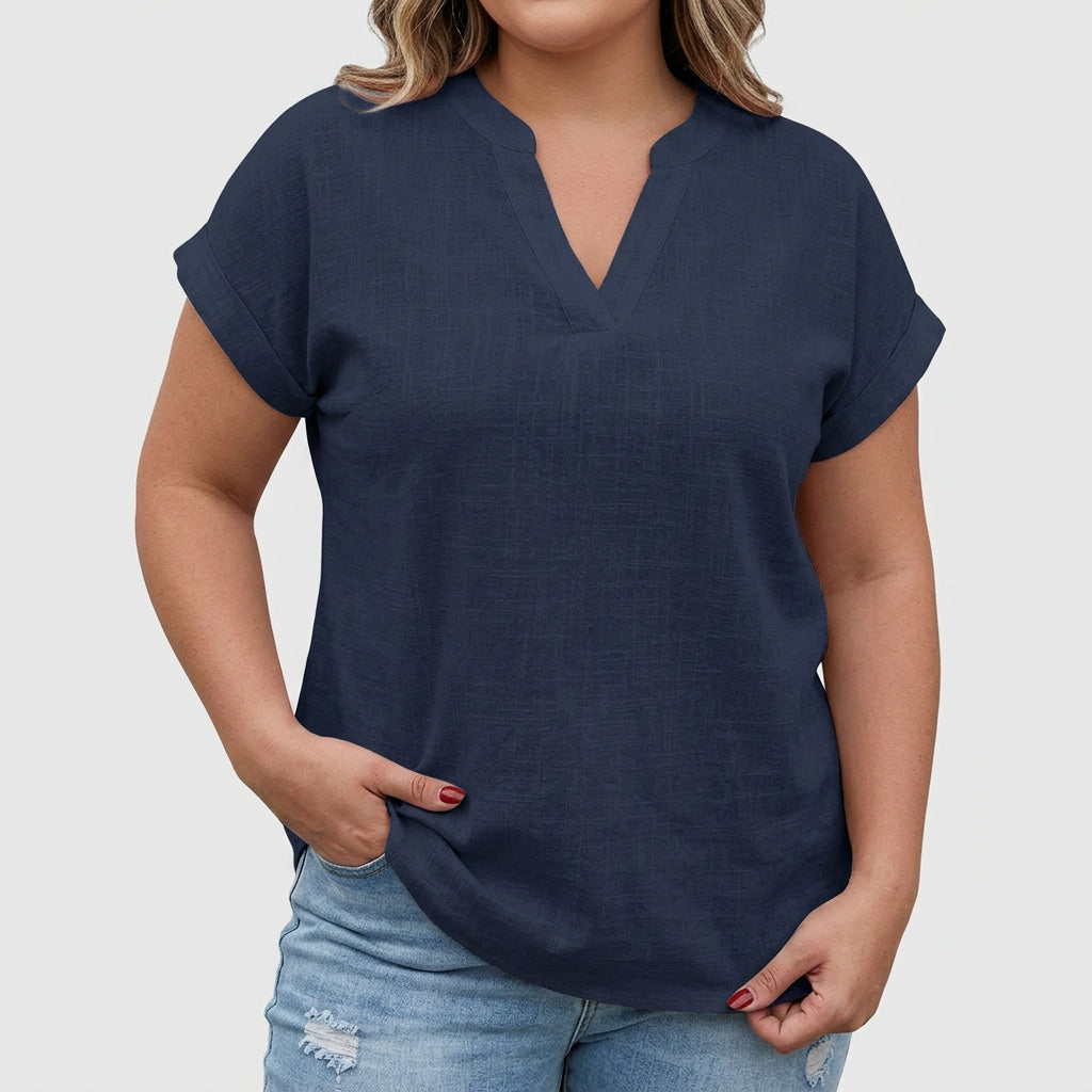 Ysolde | Comfortable V-Neck Blouse