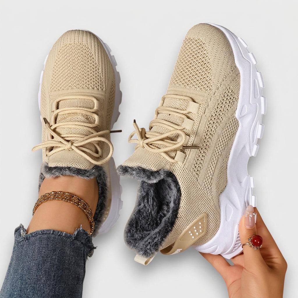 Estelle | Lace-Up Winter Trainers