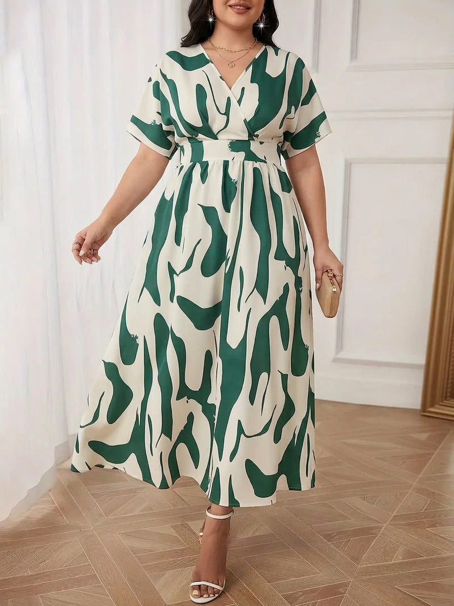Nadia - Abstract Elegance Dress