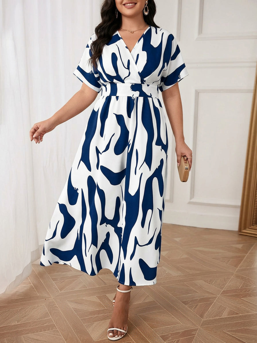 Nadia - Abstract Elegance Dress