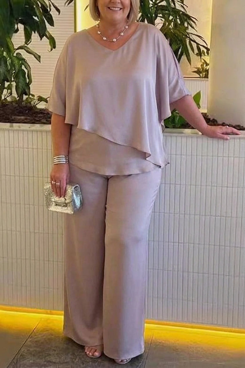Vita | Co-ord Set Two-Piece With Trousers Wide-Leg