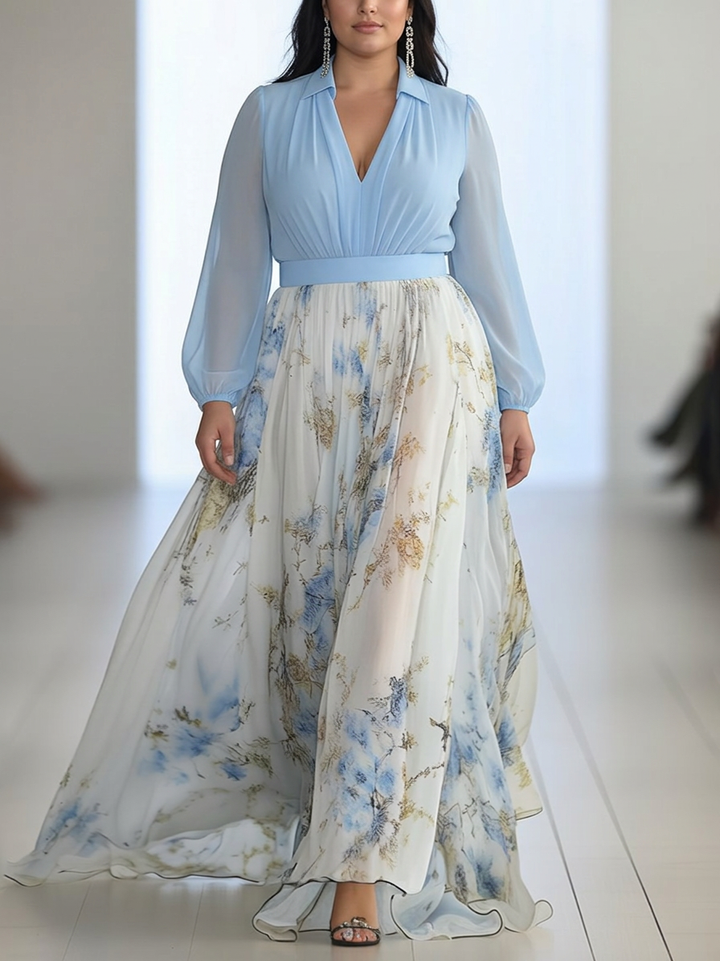 Alessia | Beautiful Maxi Dress with Floral Print