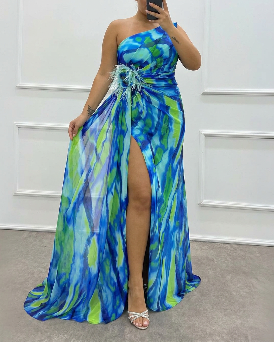 Etta | Vibrant Draped Dress