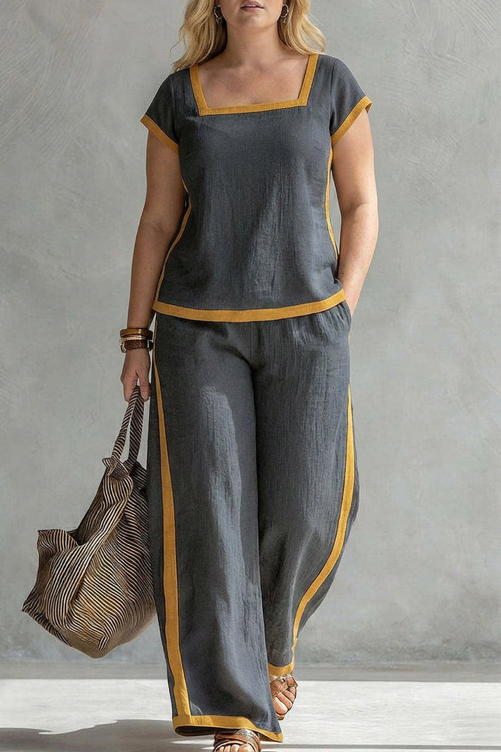 Tova - Linen Co-ord Set Elegant Two-Piece