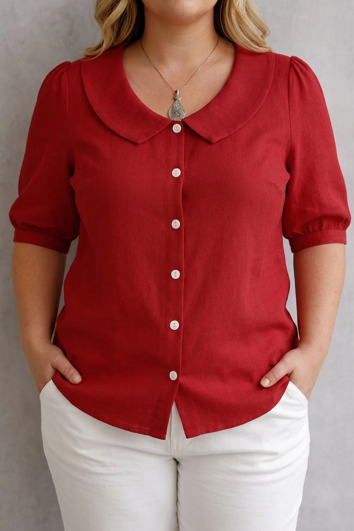 Vera | Collared Blouse