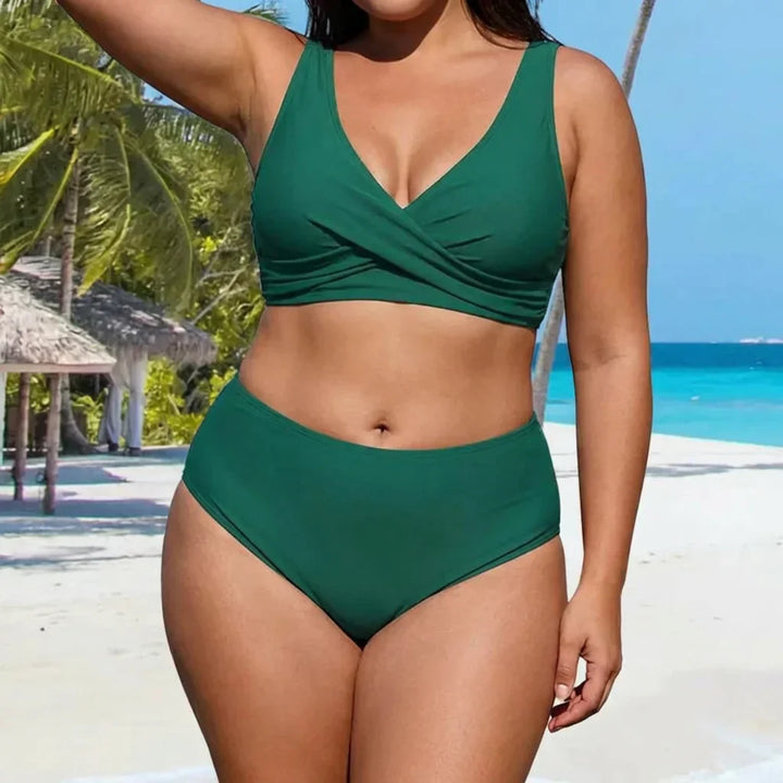 Wilhelmina | Your tummy-shaping bikini set with a stylish V-neck