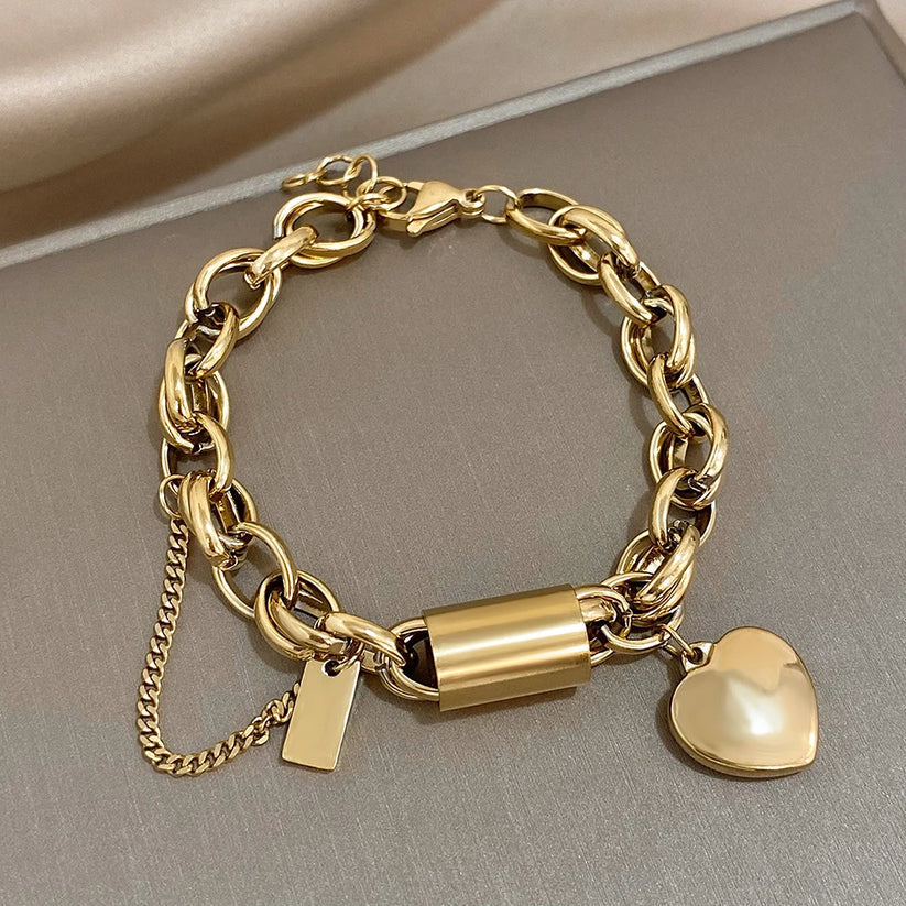 Eleni Chunky Bracelet | Gold