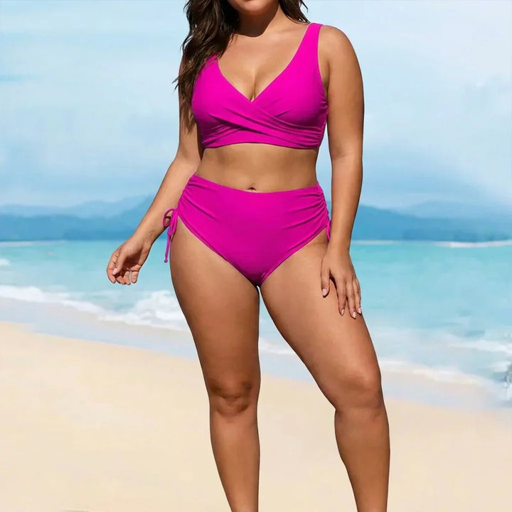 Wilhelmina | Your tummy-shaping bikini set with a stylish V-neck
