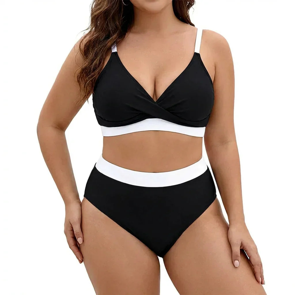 Wilhelmina | Your tummy-shaping bikini set with a stylish V-neck