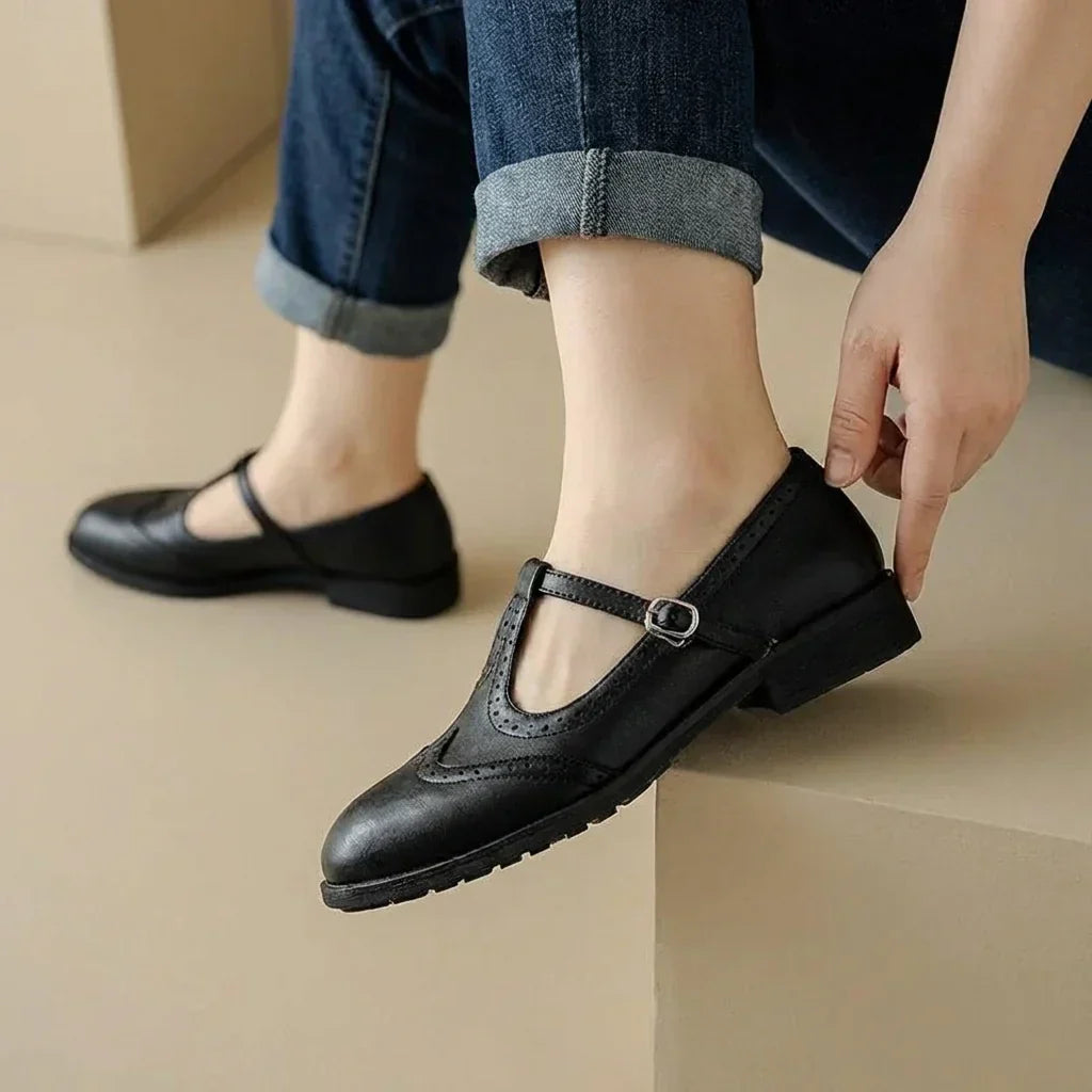 Iona | Elegant T-Strap Mary Janes