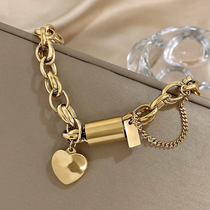 Eleni Chunky Bracelet | Gold