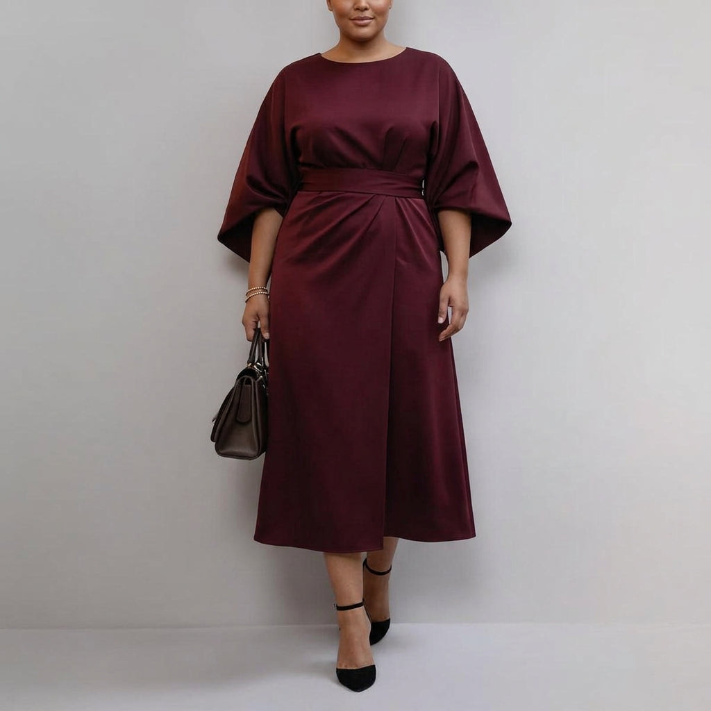 Zora | Maxi Dress with Batwing Sleeves