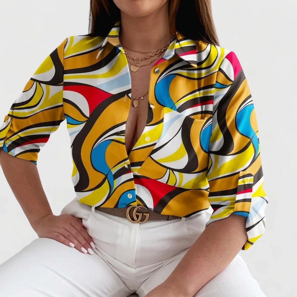 Orla | Elegant Long Sleeve Blouse