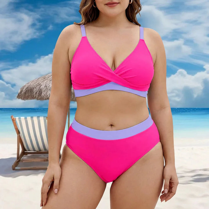Wilhelmina | Your tummy-shaping bikini set with a stylish V-neck