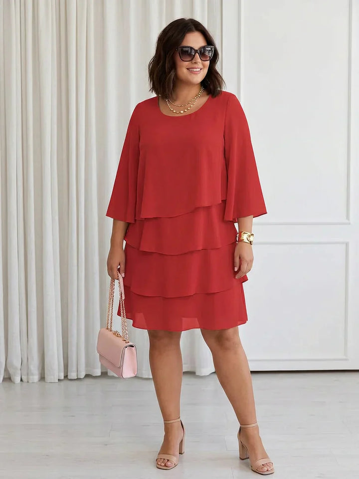 Arabella | Elegant Comfort Ruffle Dress