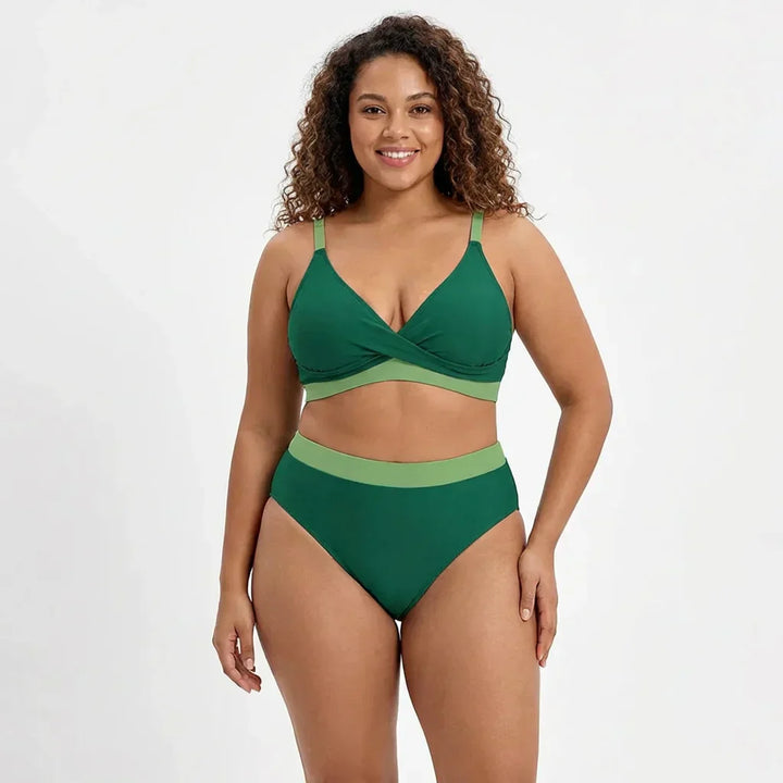 Wilhelmina | Your tummy-shaping bikini set with a stylish V-neck