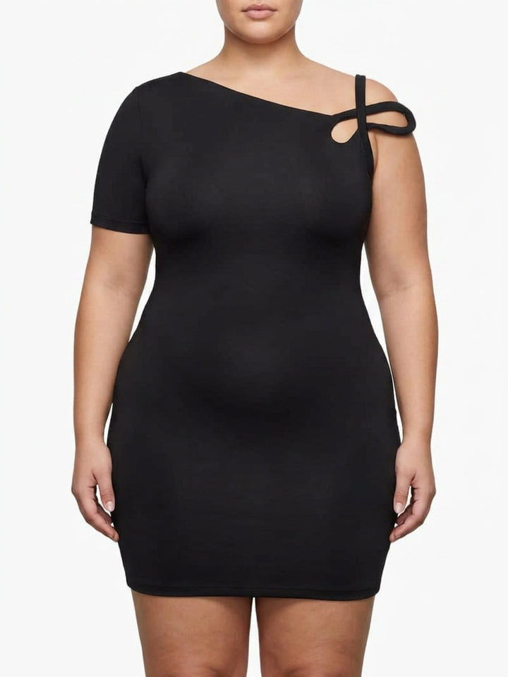 Leontine twisted mini dress