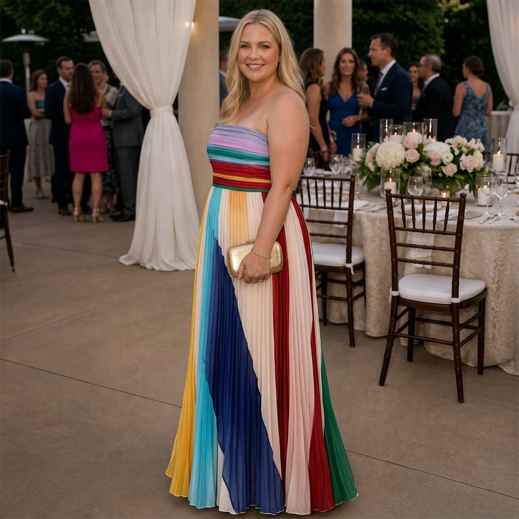 Stella &amp; Grace™ | Effortless Strapless A-Line Dress