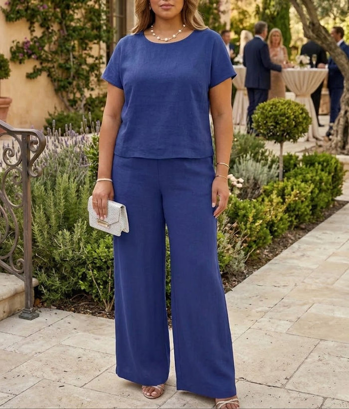 Theodora - Comfortable set with wide legs