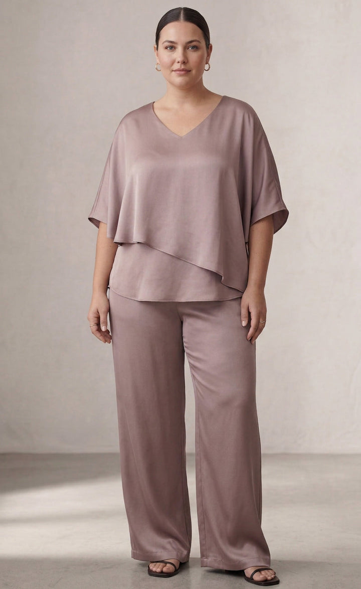 Vita | Co-ord Set Two-Piece With Trousers Wide-Leg