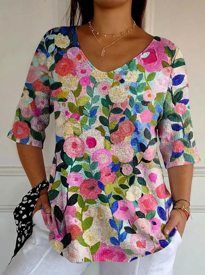 Juniper Spring Floral Garden Printed Women&