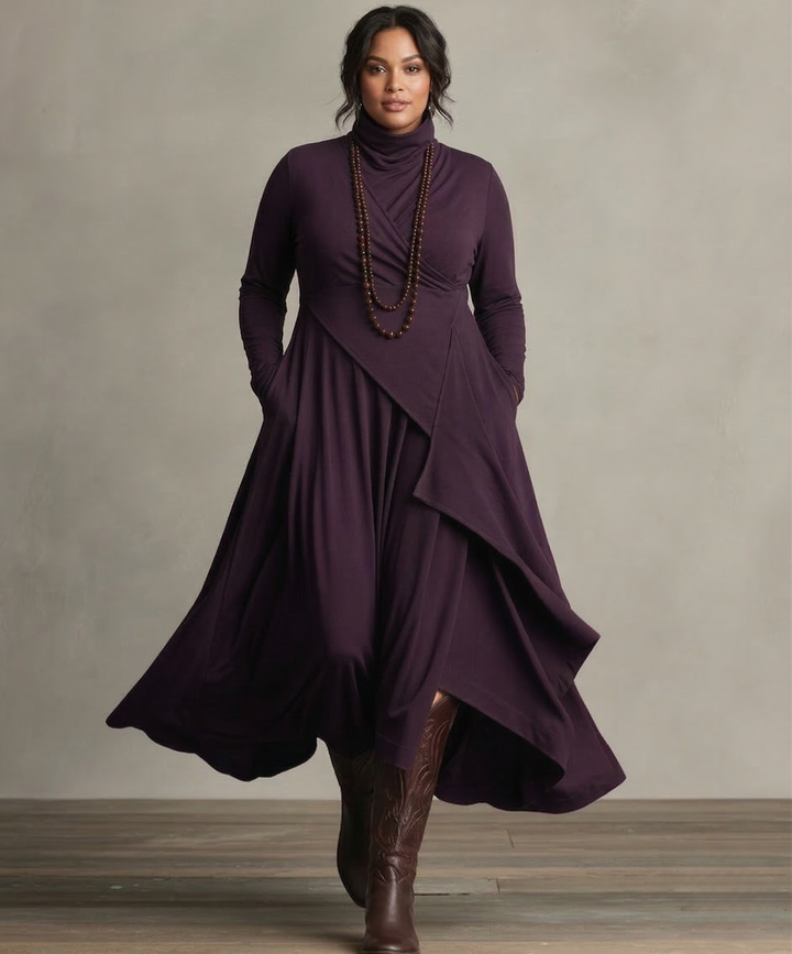 Kaia | Elegant Draped Dress