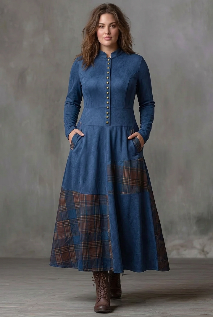 Cleo | Suede Dress with Belt