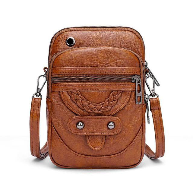 Liora - Vintage Leather Crossbody Bag