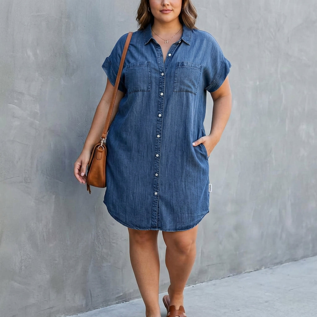 Cleo | Button-Down Shirt Dress