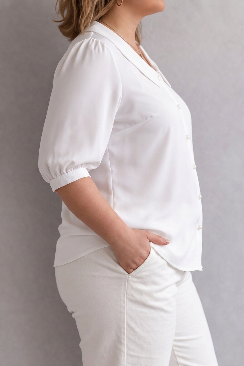 Delphine | Collared Blouse