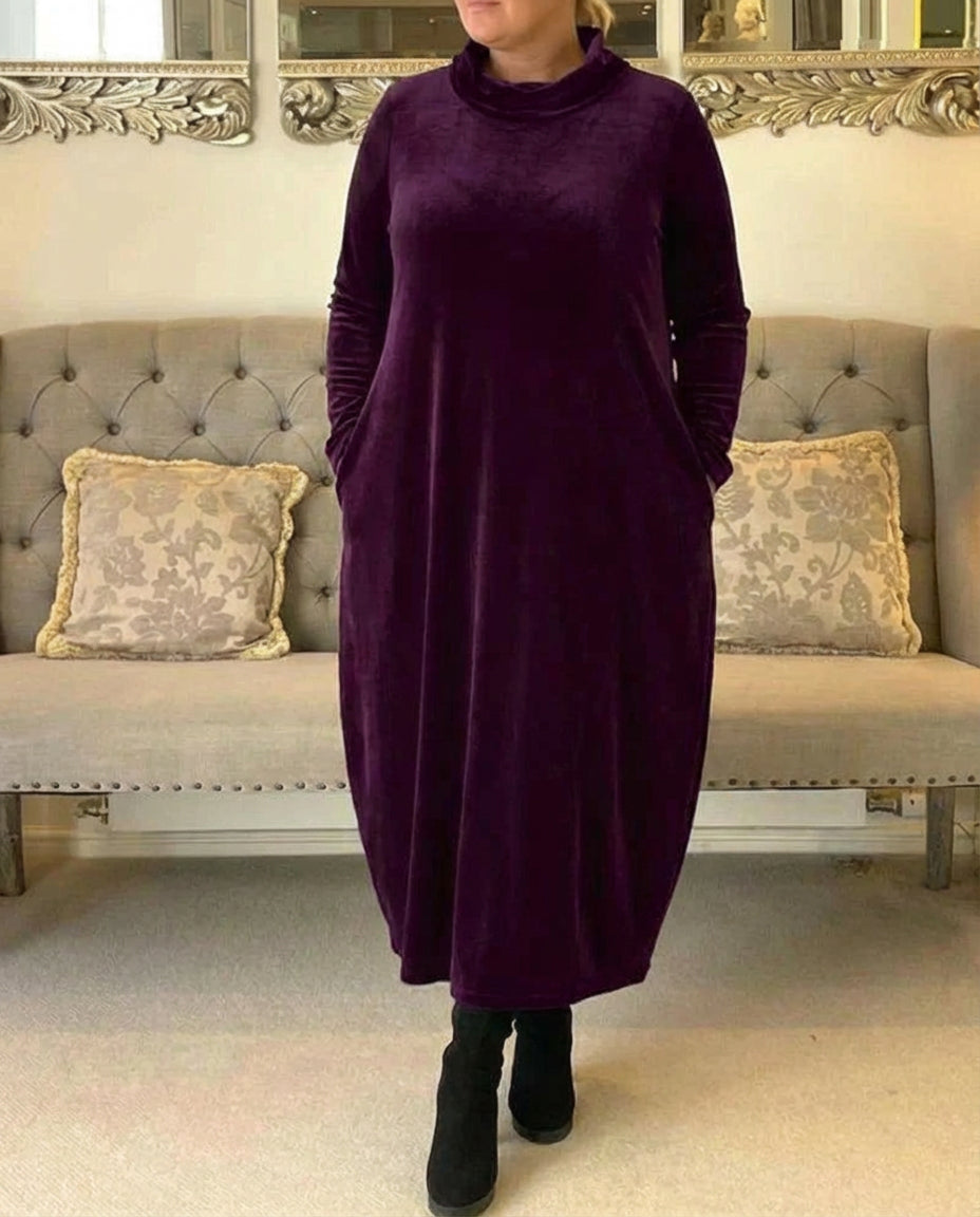 Loredana | Relaxed Velvet Dress