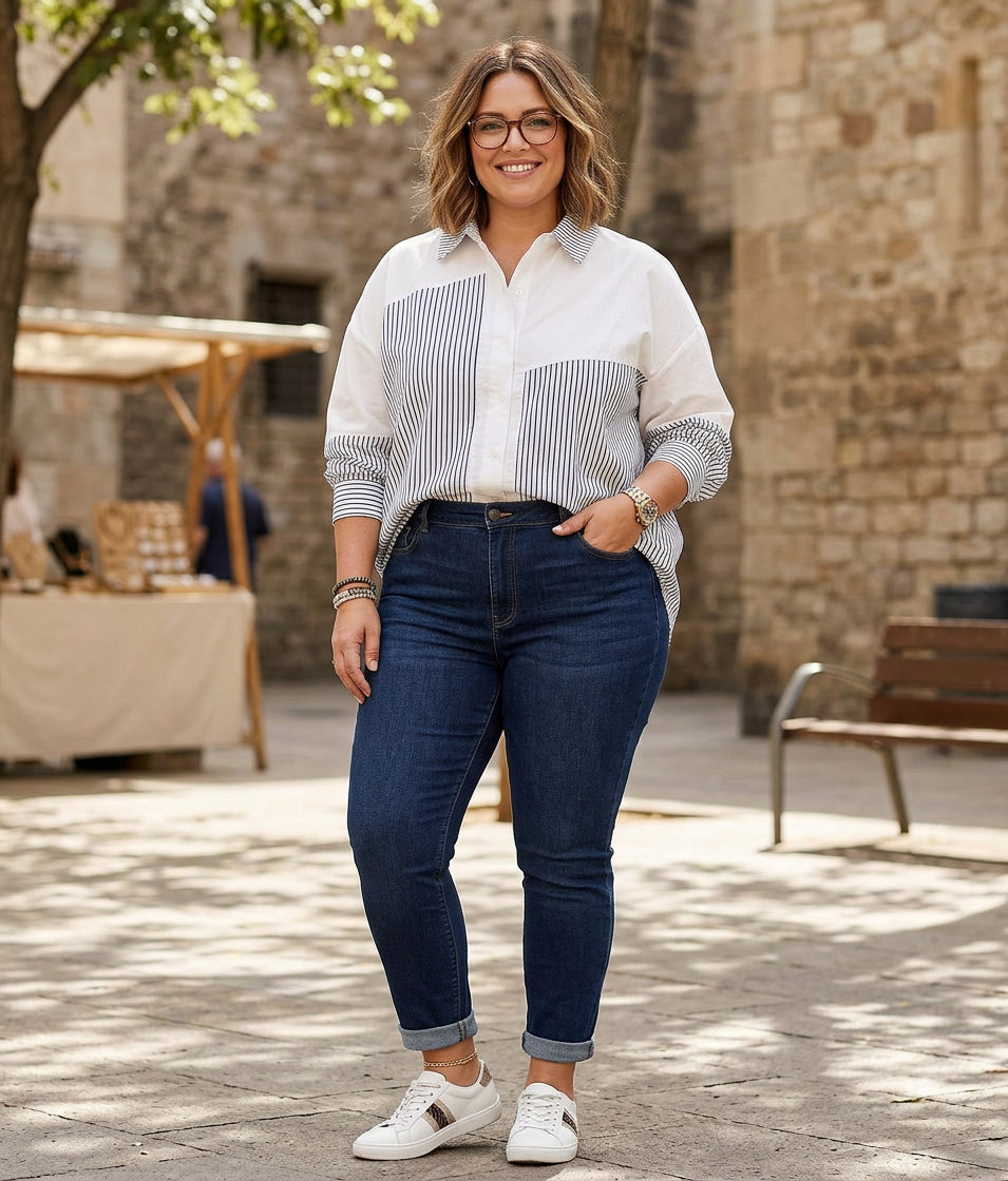 Eulalia - Pure Cotton Women’s Digital Printed Shirt