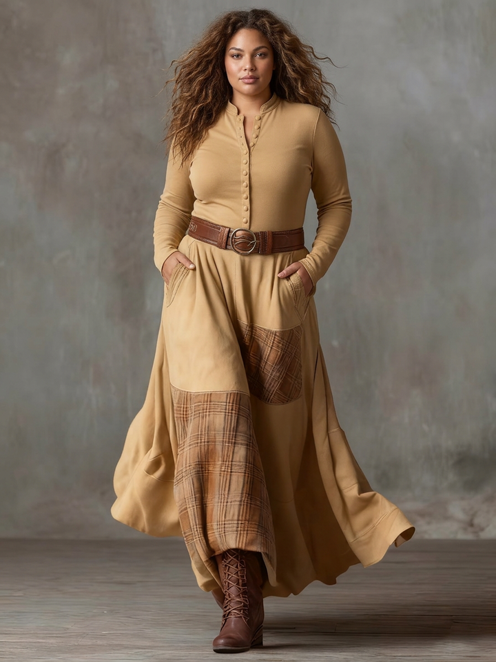 Cleo | Suede Dress with Belt