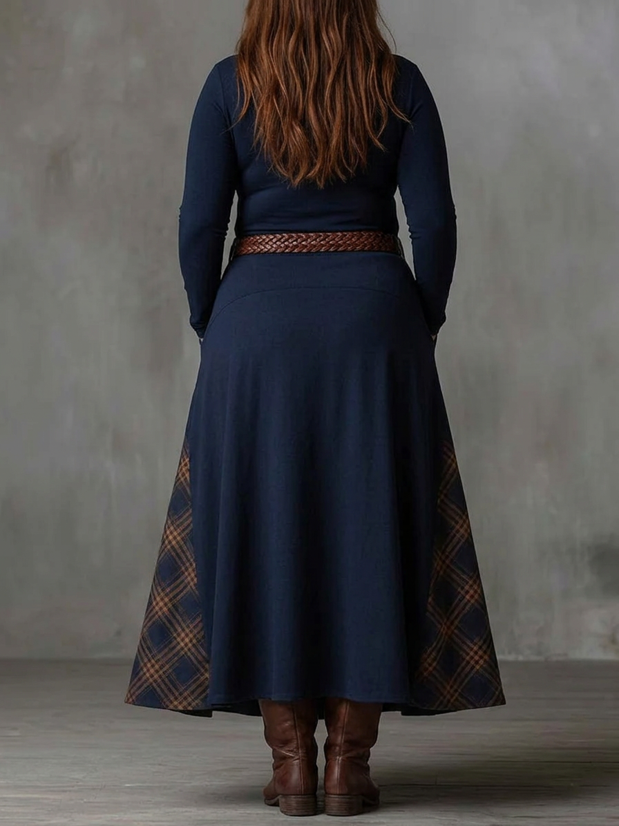Cleo | Suede Dress with Belt