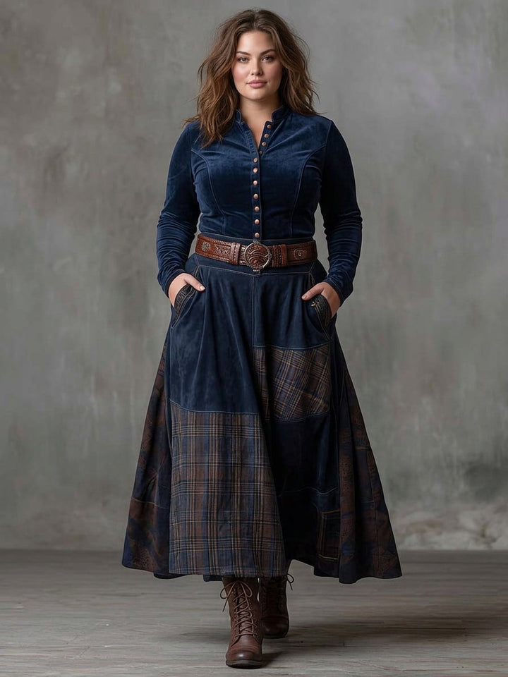 Cleo | Suede Dress with Belt