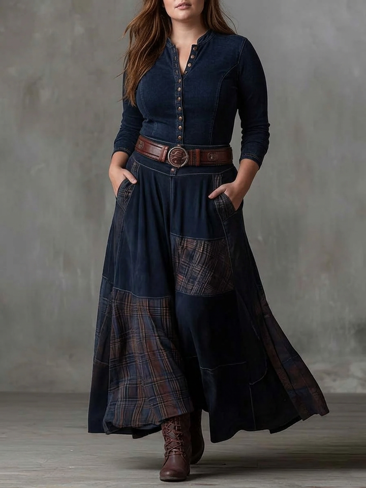 Cleo | Suede Dress with Belt