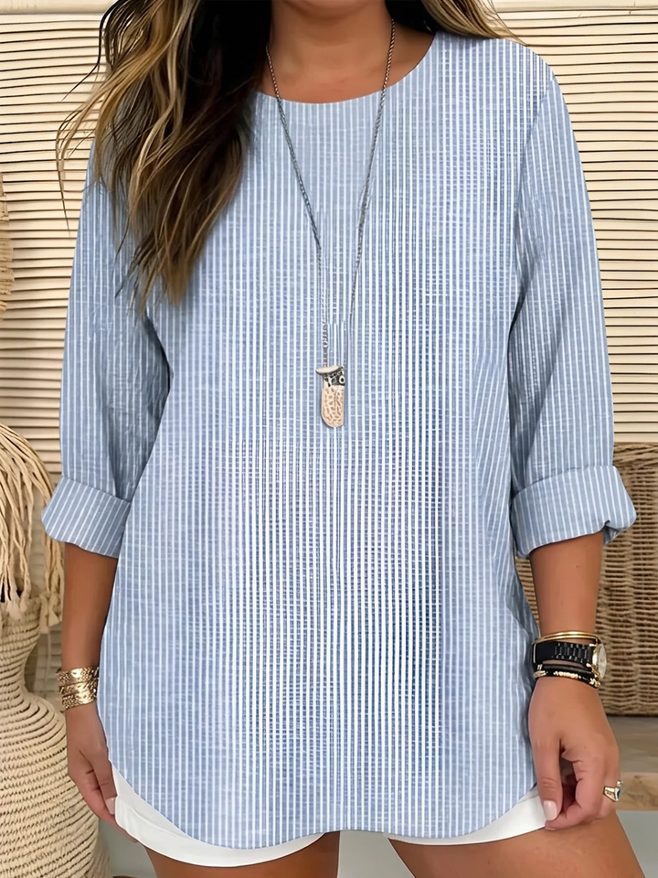 Romy | Striped Blouse