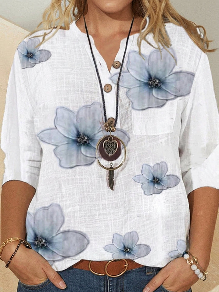 Birdie | Floral Button Blouse