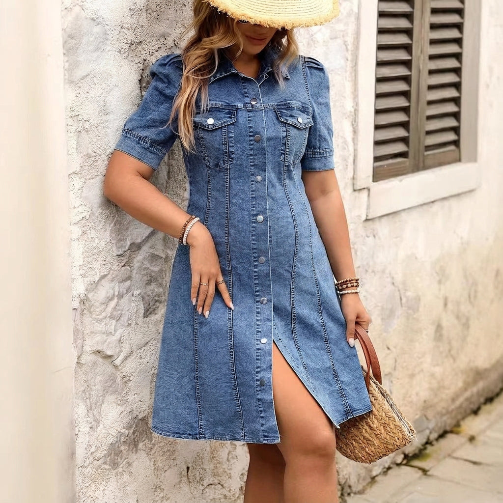 Floriane European Denim Dress
